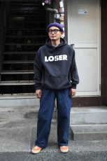 画像6: SUB POP (サブポップ) HOODED SWEAT PARKA "LOSER" [USED BLACK] (6)
