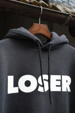 画像12: SUB POP (サブポップ) HOODED SWEAT PARKA "LOSER" [USED BLACK] (12)