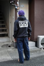 画像8: SUB POP (サブポップ) HOODED SWEAT PARKA "LOSER" [USED BLACK] (8)