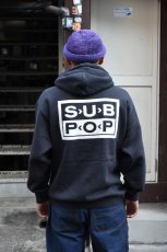 画像4: SUB POP (サブポップ) HOODED SWEAT PARKA "LOSER" [USED BLACK] (4)