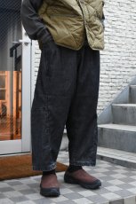 画像2: BURLAP OUTFITTER (バーラップアウトフィッター) QD CORD ISLAND PANT [BLACK] (2)