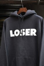 画像9: SUB POP (サブポップ) HOODED SWEAT PARKA "LOSER" [USED BLACK] (9)