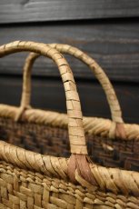 画像5: 奥会津 三島町 胡桃 かごバッグ あじろ編み 角型 大 (5)