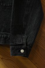 画像13: FLISTFIA (フリストフィア) Denim Jacket [FADE BLACK] (13)
