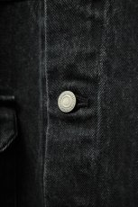 画像12: FLISTFIA (フリストフィア) Denim Jacket [FADE BLACK] (12)