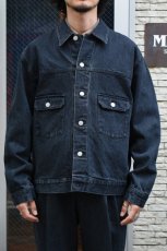 画像6: FLISTFIA (フリストフィア) Denim Jacket [FADE BLACK] (6)