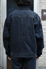画像8: FLISTFIA (フリストフィア) Denim Jacket [FADE BLACK] (8)