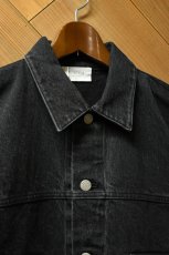 画像9: FLISTFIA (フリストフィア) Denim Jacket [FADE BLACK] (9)