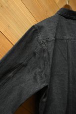 画像17: FLISTFIA (フリストフィア) Denim Jacket [FADE BLACK] (17)
