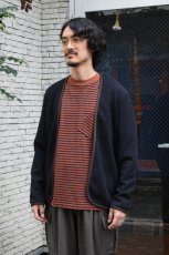 画像2: FLISTFIA (フリストフィア) Piping Cardigan [NAVY] (2)