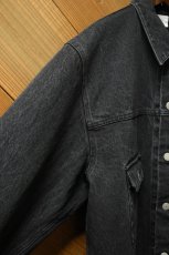 画像10: FLISTFIA (フリストフィア) Denim Jacket [FADE BLACK] (10)