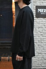 画像7: WALLA WALLA SPORT (ワラワラスポーツ) 13oz CREW SWEAT SHIRT [BLACK] (7)