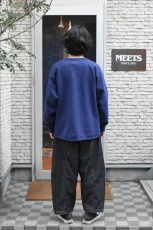 画像5: WALLA WALLA SPORT (ワラワラスポーツ) 13oz CREW SWEAT SHIRT [NAVY PURPLE] (5)