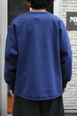 画像8: WALLA WALLA SPORT (ワラワラスポーツ) 13oz CREW SWEAT SHIRT [NAVY PURPLE] (8)