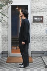 画像4: WALLA WALLA SPORT (ワラワラスポーツ) 13oz CREW SWEAT SHIRT [BLACK] (4)