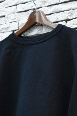 画像9: WALLA WALLA SPORT (ワラワラスポーツ) 13oz CREW SWEAT SHIRT [BLACK] (9)