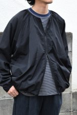 画像10: AXESQUIN -modified- (アクシーズクインモディファイド) MEETS EXCLUSIVE NYLON TAFFTA GATHER BLOUSON [BLACK] (10)