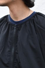 画像11: AXESQUIN -modified- (アクシーズクインモディファイド) MEETS EXCLUSIVE NYLON TAFFTA GATHER BLOUSON [BLACK] (11)