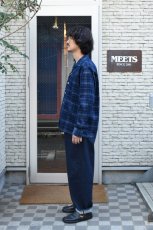 画像4: MOJITO (モヒート) ABSHINTH SHIRT Bar.2.0 Indigo Plaid [NAVY] (4)