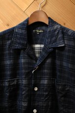 画像9: MOJITO (モヒート) ABSHINTH SHIRT Bar.2.0 Indigo Plaid [NAVY] (9)