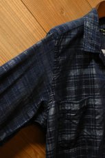 画像12: MOJITO (モヒート) ABSHINTH SHIRT Bar.2.0 Indigo Plaid [NAVY] (12)