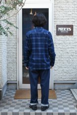 画像5: MOJITO (モヒート) ABSHINTH SHIRT Bar.2.0 Indigo Plaid [NAVY] (5)