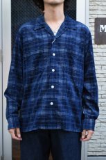 画像6: MOJITO (モヒート) ABSHINTH SHIRT Bar.2.0 Indigo Plaid [NAVY] (6)