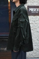 画像9: MODMNT (モドメント) CORDUROY UTILITY CPO SHIRT [KHAKI] (9)