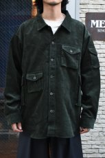 画像8: MODMNT (モドメント) CORDUROY UTILITY CPO SHIRT [KHAKI] (8)