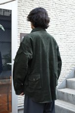 画像4: MODMNT (モドメント) CORDUROY UTILITY CPO SHIRT [KHAKI] (4)