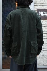 画像10: MODMNT (モドメント) CORDUROY UTILITY CPO SHIRT [KHAKI] (10)