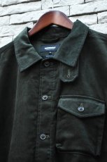 画像11: MODMNT (モドメント) CORDUROY UTILITY CPO SHIRT [KHAKI] (11)