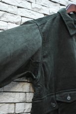 画像13: MODMNT (モドメント) CORDUROY UTILITY CPO SHIRT [KHAKI] (13)
