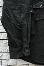 画像14: MODMNT (モドメント) CORDUROY UTILITY CPO SHIRT [KHAKI] (14)