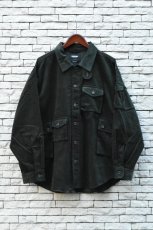画像1: MODMNT (モドメント) CORDUROY UTILITY CPO SHIRT [KHAKI] (1)