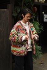画像6: jawandi (ジャワンディ) MEETS EXCLUSIVE HAND KNIT CARDIGAN [MIX MULTI] (6)
