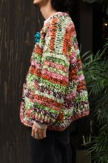 画像14: jawandi (ジャワンディ) MEETS EXCLUSIVE HAND KNIT CARDIGAN [MIX MULTI] (14)