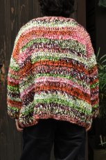 画像15: jawandi (ジャワンディ) MEETS EXCLUSIVE HAND KNIT CARDIGAN [MIX MULTI] (15)