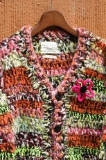 画像16: jawandi (ジャワンディ) MEETS EXCLUSIVE HAND KNIT CARDIGAN [MIX MULTI] (16)