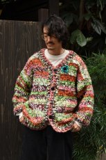 画像4: jawandi (ジャワンディ) MEETS EXCLUSIVE HAND KNIT CARDIGAN [MIX MULTI] (4)
