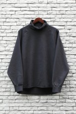 画像1: WALLA WALLA SPORT (ワラワラスポーツ) 13oz ROLL NECK TURTLE [USED BLACK] (1)