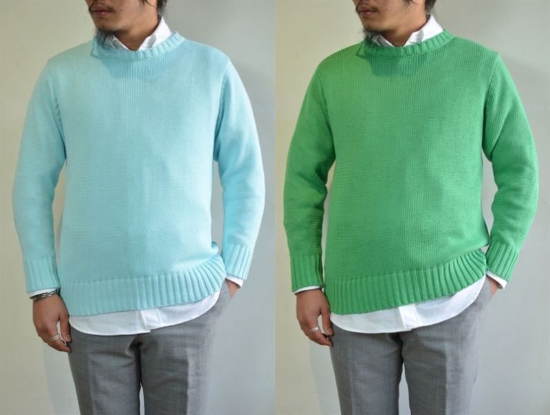 HIGHLAND CLUB Cotton Crew Neck Sweater [2-colors]が入荷しました