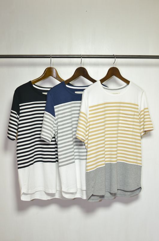 CURLY (カーリー) SS CONFUSED BORDER Tee [3-colors] が入荷しました