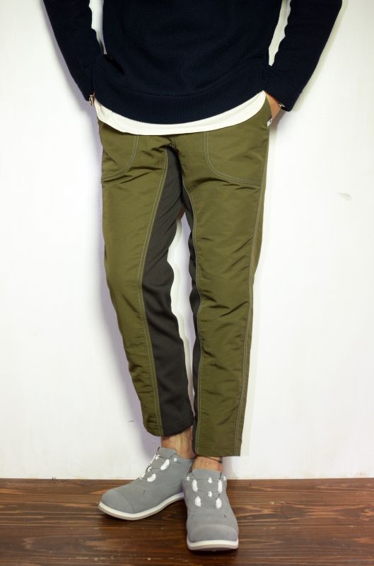 新品 未使用 and wander アンドワンダー 60/40 cloth rib pants クロス