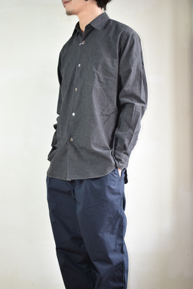 COMOLI (コモリ) ベタシャンコモリシャツ [BLACK] が入荷しました - MEETS