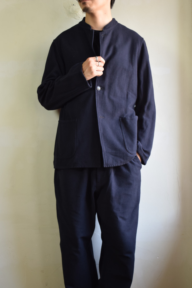 COMOLI (コモリ) インレイツイルスタンドカラーJK [NAVY] が入荷しました - MEETS