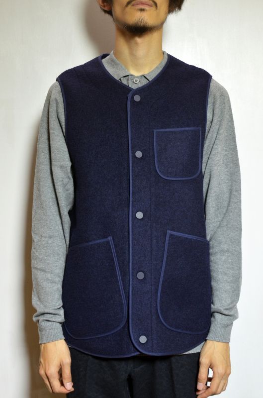 KESTIN HARE (ケスティンエア) HAYLE WAISTCOAT [Navy] が入荷しました