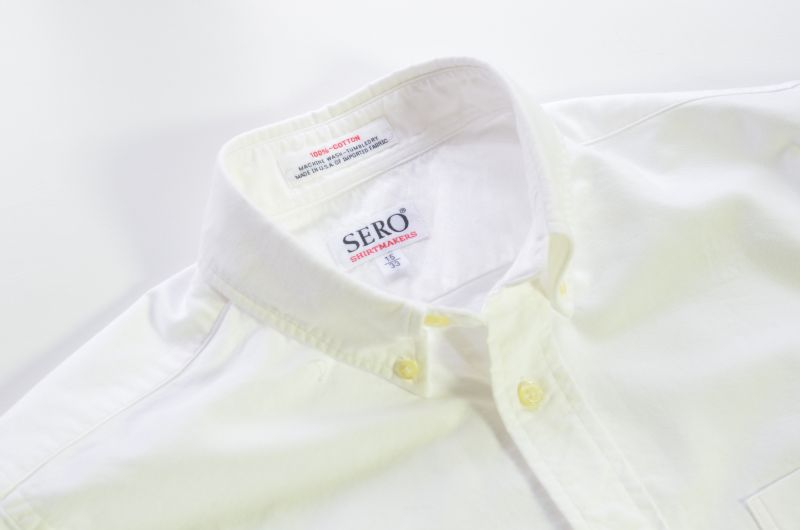 SERO (セロ) Button Down Shirts -Oxford- [White] が入荷しました