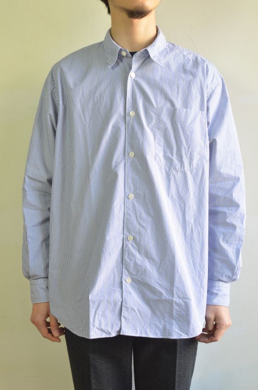 FUJITO (フジト) Big Silhouette Shirt [Navy Stripe] が入荷しました