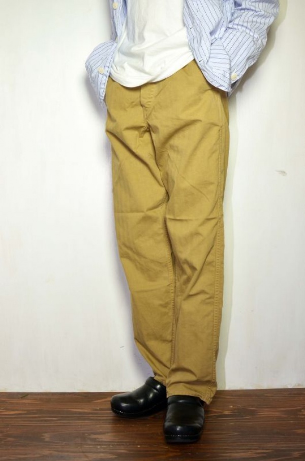 orslow (オアスロウ) FRENCH WORK PANTS [khaki] が入荷しました